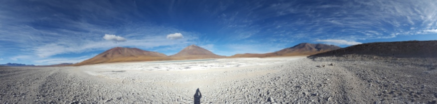Panorama salt flats