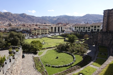 View from Qorikancha on Cusco