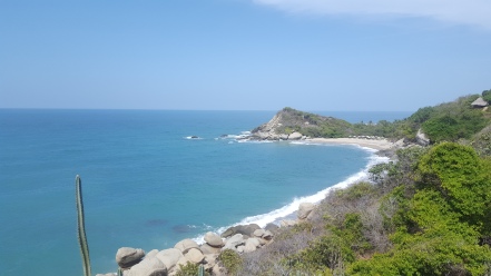 One of the beaches in Tayrona park