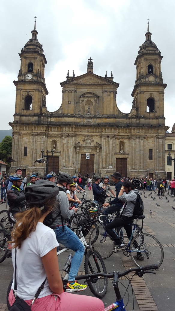 Exploring Bogota by bike