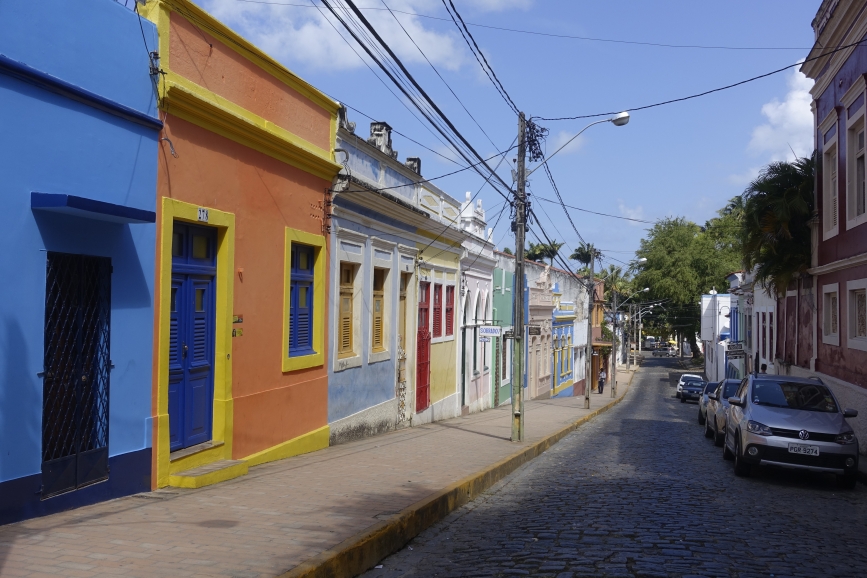 Colourful colonial houses