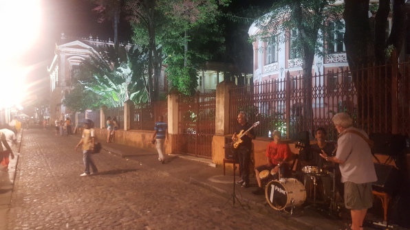 Live music on the streets of Pelourinho Salvador
