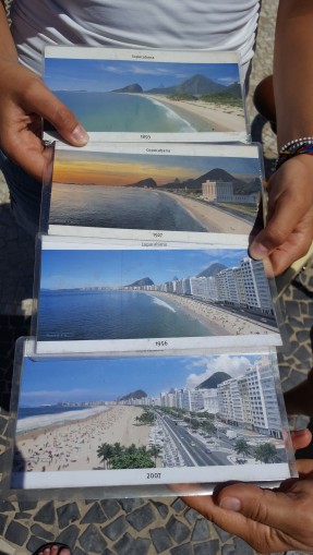 Copacabana beach development throughout the years